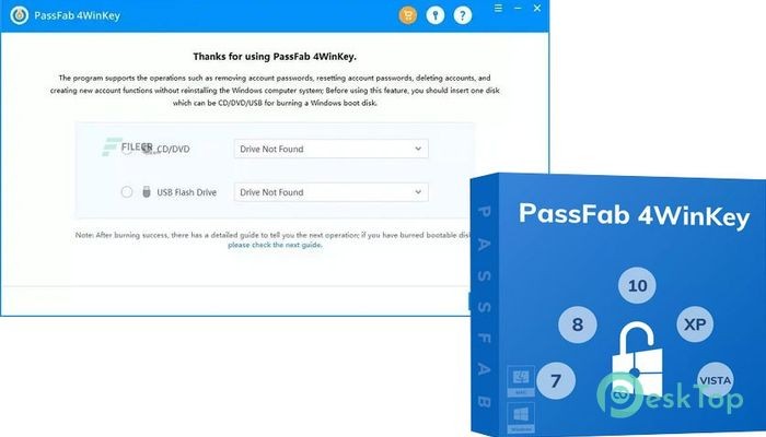 PassFab 4WinKey Ultimate Crack 7.2.4 & Keygen [Latest] Download 2022