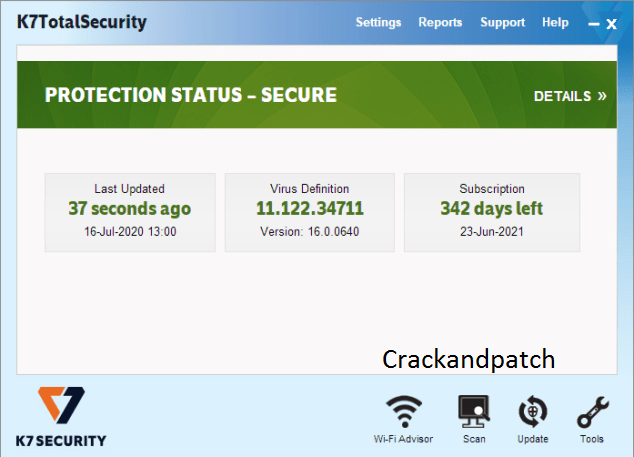 K7 Total Security Crack 16.0.0678 + Activation Key Free Download 2022